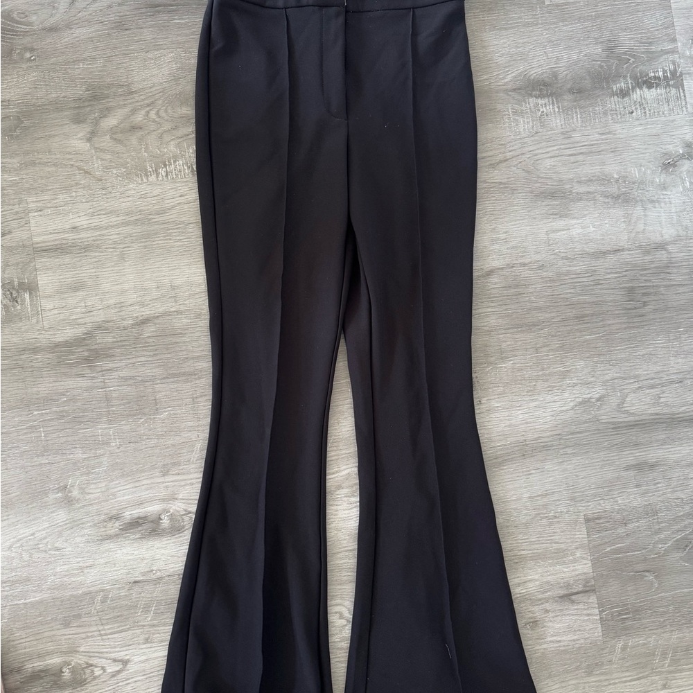 Elegant Black Women's Flared Pants